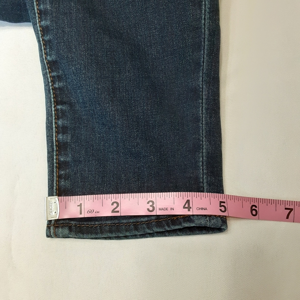 Articles Of Society Dark Blue Stretch Denim Midrise Skinny Jeans Women Size 27 - Picture 12 of 12
